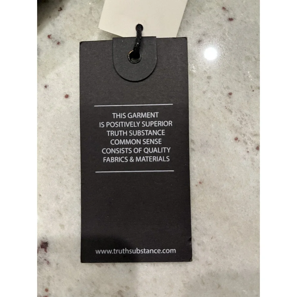 Truth Substance Common‎ Sense Men Sweatpants 2XL Blk Streetwear Urban NWT Flaws - Picture 6 of 14
